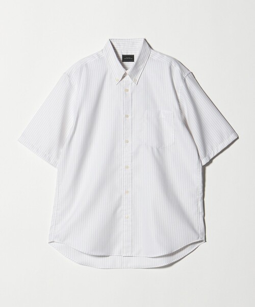 green label relaxing(グリーンレーベルリラクシング)の「W/R オックス ボタンダウン 半袖 シャツ(シャツ/ブラウス・メンズ・ネイビー/ライトグレー/ホワイト/ベージュ・S/XL/L/M)」の15枚目の写真