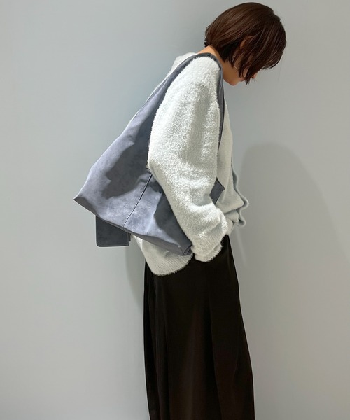 BLUE×PALANG（ブルーパラン）の「SUEDE TOTE BAG（トートバッグ・レディース・ブルー・FREE）」の3枚目の写真