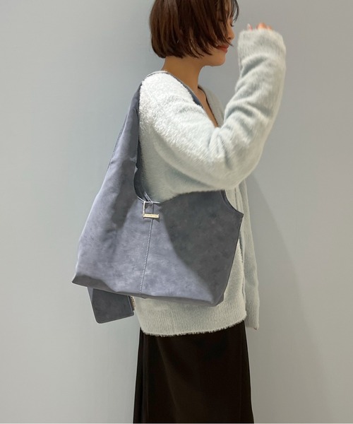 BLUE×PALANG（ブルーパラン）の「SUEDE TOTE BAG（トートバッグ・レディース・ブルー・FREE）」の10枚目の写真