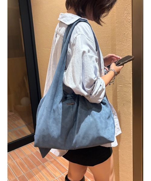 BLUE×PALANG（ブルーパラン）の「SUEDE TOTE BAG（トートバッグ・レディース・ブルー・FREE）」の5枚目の写真