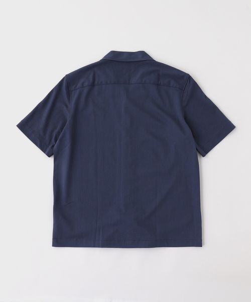 FRED PERRY(フレッドペリー)の「FRED PERRY / フレッドペリー COMPRESS MESH REVERE COLLAR S(シャツ/ブラウス・メンズ・ブラック/アイボリー/カーキ/ネイビー・MEDIUM/LARGE)」の5枚目の写真