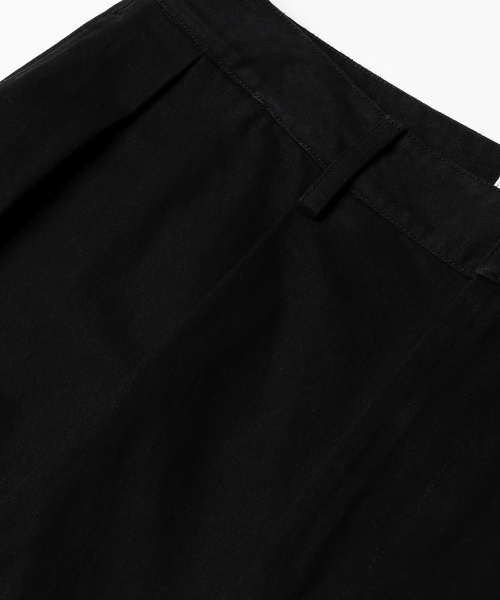 CONNECT KINLOCH（コネクトキンロック）の「ボリュームプリーツバミューダパンツ[ブラック]（その他パンツ・メンズ・ブラック・SMALL/MEDIUM/LARGE）」の6枚目の写真