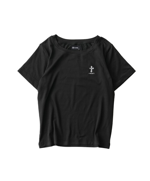 Subciety（サブサエティ）の「Baby tee（Tシャツ/カットソー・レディース・ブラック/ホワイト・MEDIUM/SMALL）」の17枚目の写真