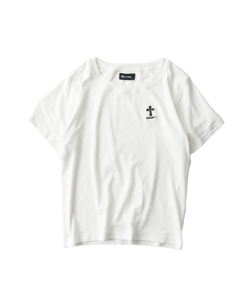 Subciety（サブサエティ）の「Baby tee（Tシャツ/カットソー・レディース・ブラック/ホワイト・MEDIUM/SMALL）」の3枚目の写真