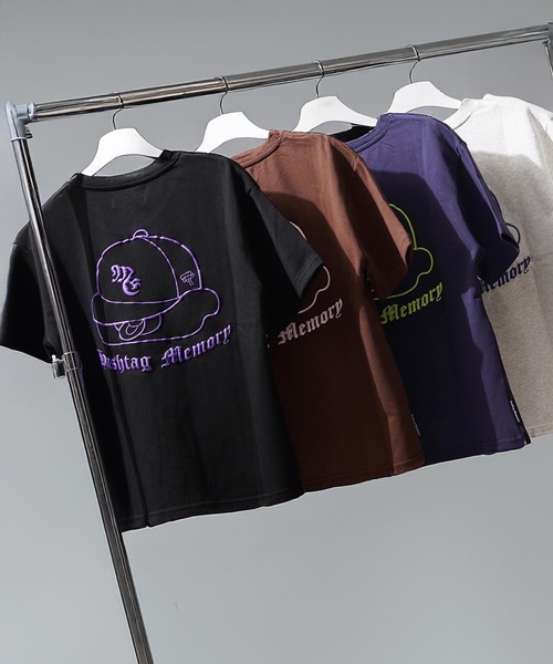 #MEMORY（メモリー）の「【MEMORY】フェイスバブ スウェットTシャツ / Facebub Sweatshirt T-shirt / セットアップ対応（Tシャツ/カットソー・メンズ・ブラック/ネイビー/ホワイト/ブラウン・M/L/XL）」の5枚目の写真