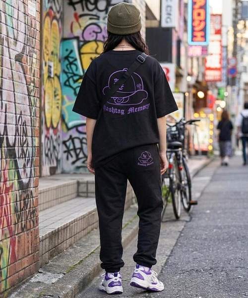 #MEMORY（メモリー）の「【MEMORY】フェイスバブ スウェットTシャツ / Facebub Sweatshirt T-shirt / セットアップ対応（Tシャツ/カットソー・メンズ・ブラック/ネイビー/ホワイト/ブラウン・M/L/XL）」の21枚目の写真