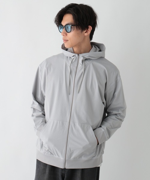 GLOBAL WORK(グローバルワーク)の「UVカットメッシュジップパーカー/678446(パーカー・メンズ・グレー/ブラック・SMALL/MEDIUM/LARGE/X-LARGE)」の1枚目の写真