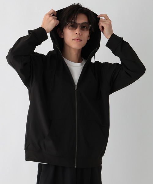GLOBAL WORK(グローバルワーク)の「UVカットメッシュジップパーカー/678446(パーカー・メンズ・グレー/ブラック・SMALL/MEDIUM/LARGE/X-LARGE)」の2枚目の写真