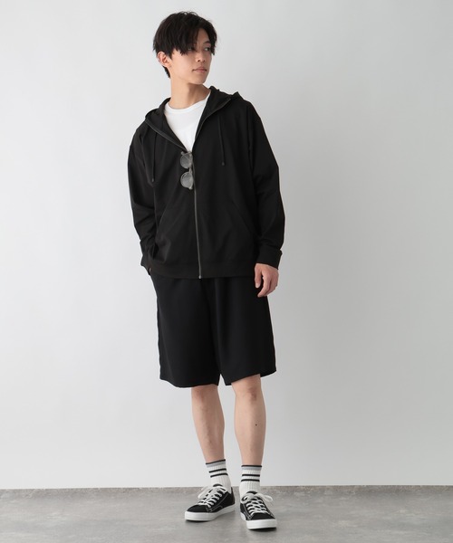 GLOBAL WORK(グローバルワーク)の「UVカットメッシュジップパーカー/678446(パーカー・メンズ・グレー/ブラック・SMALL/MEDIUM/LARGE/X-LARGE)」の4枚目の写真