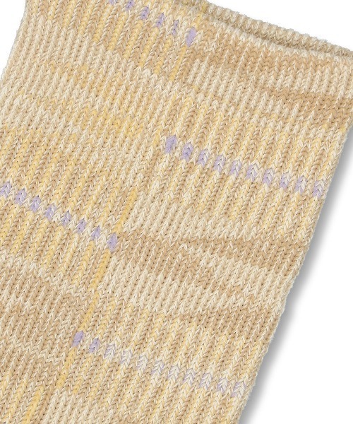ROTOTO(ロトト)の「UNION TOKYO UNION x ROTOTO KENTE SOCK(ソックス/靴下・メンズ・ベージュ系その他/セージグリーン・X-LARGE/MEDIUM/LARGE)」の11枚目の写真