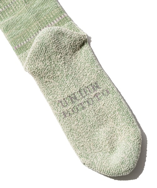 ROTOTO(ロトト)の「UNION TOKYO UNION x ROTOTO KENTE SOCK(ソックス/靴下・メンズ・ベージュ系その他/セージグリーン・X-LARGE/MEDIUM/LARGE)」の8枚目の写真