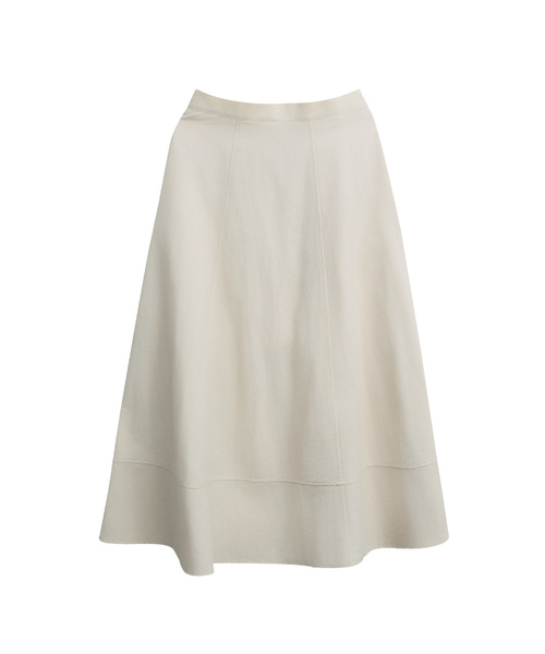 SLOWLOLLI(スローローリ)の「Form line long skirt_3 Colors(スカート・レディース・アイボリー/Beige/ブラック・1(S)/2(M))」の2枚目の写真