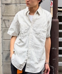 【インフルエンサー みずきちセレクト】ヒッコリーワークシャツ