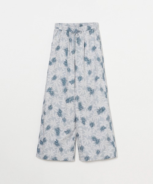 HELIOPOLE(エリオポール)の「BUTCHER PRINT EASY PANTS(その他パンツ・レディース・ブラック/スカイブルー・36/38)」の2枚目の写真