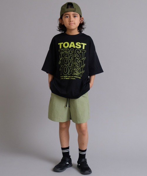 PAIRMANON STREET（ペアマノンストリート）の「【90-160cm】【綿100%】ロゴ フォト 半袖Tシャツ【PAIRMANON STREET】（Tシャツ/カットソー・キッズ・ライトイエロー/ブラック系その他/ホワイト系その他2/ホワイト/オレンジ/ライトブルー/ブラック系その他2/ブラック/ホワイト系その他・90/160/150/140/130/120/110/100）」の5枚目の写真