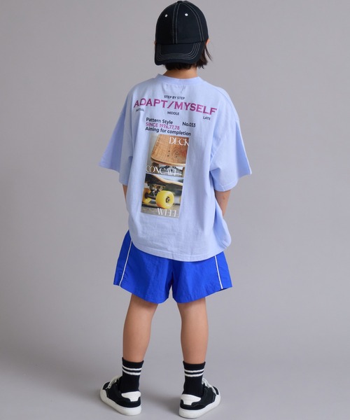 PAIRMANON STREET（ペアマノンストリート）の「【90-160cm】【綿100%】ロゴ フォト 半袖Tシャツ【PAIRMANON STREET】（Tシャツ/カットソー・キッズ・ライトイエロー/ブラック系その他/ホワイト系その他2/ホワイト/オレンジ/ライトブルー/ブラック系その他2/ブラック/ホワイト系その他・90/160/150/140/130/120/110/100）」の7枚目の写真