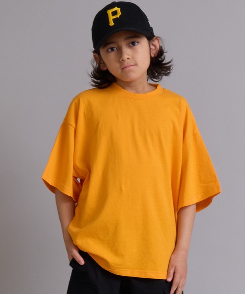 PAIRMANON STREET（ペアマノンストリート）の「【90-160cm】【綿100%】ロゴ フォト 半袖Tシャツ【PAIRMANON STREET】（Tシャツ/カットソー・キッズ・ライトイエロー/ブラック系その他/ホワイト系その他2/ホワイト/オレンジ/ライトブルー/ブラック系その他2/ブラック/ホワイト系その他・90/160/150/140/130/120/110/100）」の12枚目の写真