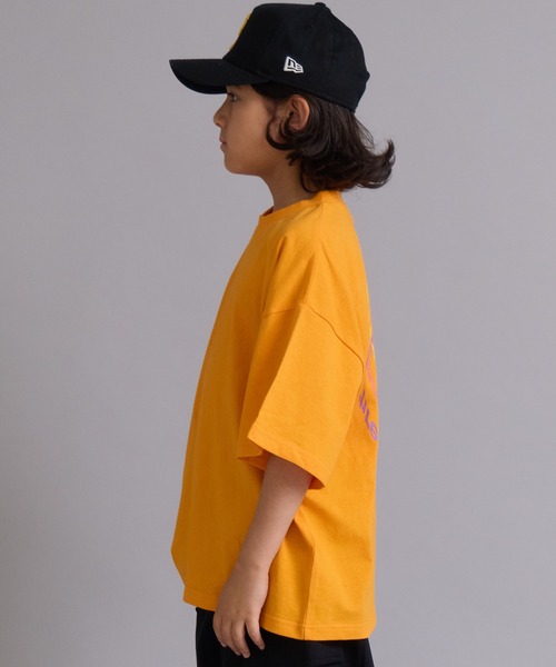 PAIRMANON STREET（ペアマノンストリート）の「【90-160cm】【綿100%】ロゴ フォト 半袖Tシャツ【PAIRMANON STREET】（Tシャツ/カットソー・キッズ・ライトイエロー/ブラック系その他/ホワイト系その他2/ホワイト/オレンジ/ライトブルー/ブラック系その他2/ブラック/ホワイト系その他・90/160/150/140/130/120/110/100）」の13枚目の写真