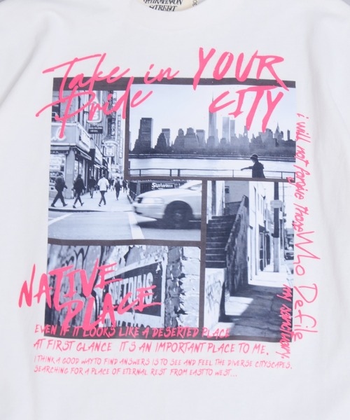 PAIRMANON STREET（ペアマノンストリート）の「【90-160cm】【綿100%】ロゴ フォト 半袖Tシャツ【PAIRMANON STREET】（Tシャツ/カットソー・キッズ・ライトイエロー/ブラック系その他/ホワイト系その他2/ホワイト/オレンジ/ライトブルー/ブラック系その他2/ブラック/ホワイト系その他・90/160/150/140/130/120/110/100）」の16枚目の写真