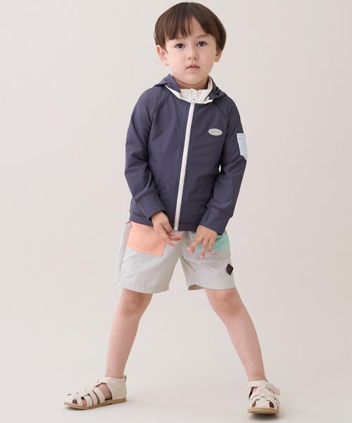 petit main(プティマイン)の「【SWIM】Boysラッシュガード(ラッシュガード・キッズ・イエロー/チャコール/アイボリー/カラフル・100cm/110cm/90cm/130cm/120cm/80cm)」の14枚目の写真