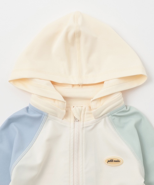 petit main(プティマイン)の「【SWIM】Boysラッシュガード(ラッシュガード・キッズ・イエロー/チャコール/アイボリー/カラフル・100cm/110cm/90cm/130cm/120cm/80cm)」の6枚目の写真