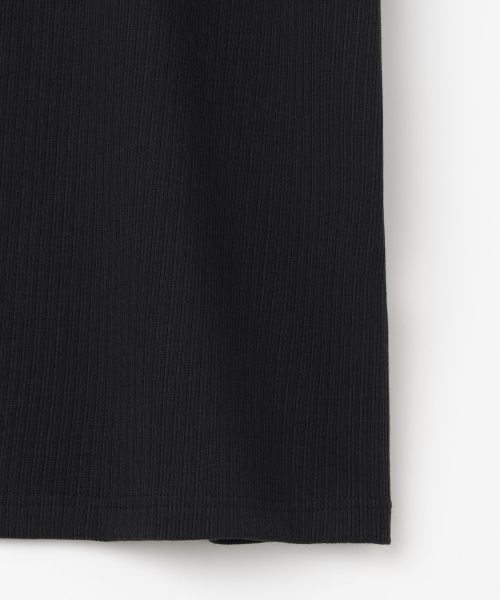 Millo Archive（ミロ アーカイブ）の「テクスチャークロップUネックTシャツ[ブラック]（Tシャツ/カットソー・メンズ・その他・MEDIUM/LARGE/X-LARGE）」の4枚目の写真