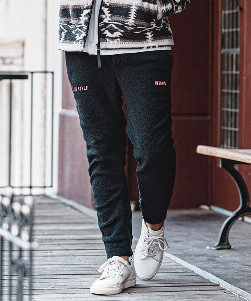 felkod(フィルコッド)の「mp15143- Barcode Embroidery Solid Boa Puckering Easy Pants ボアイージースピンドルパンツ(F26A160)(その他パンツ・メンズ・ブラック/ネイビー・S/M/L)」の11枚目の写真