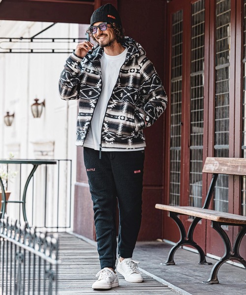 felkod(フィルコッド)の「mp15143- Barcode Embroidery Solid Boa Puckering Easy Pants ボアイージースピンドルパンツ(F26A160)(その他パンツ・メンズ・ブラック/ネイビー・S/M/L)」の12枚目の写真