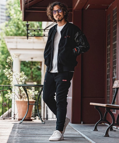 felkod(フィルコッド)の「mp15143- Barcode Embroidery Solid Boa Puckering Easy Pants ボアイージースピンドルパンツ(F26A160)(その他パンツ・メンズ・ブラック/ネイビー・S/M/L)」の15枚目の写真