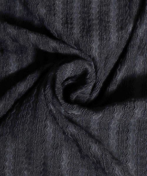ANPAS(アンパス)の「Open-Collar Crinkled Shirt & Tank Top Set / 〈セットアイテム〉オープンカラー 楊柳シャツ×タンクトップのアンサンブル 開襟シャツ メンズ 半袖 トップス ノースリーブ(シャツ/ブラウス・メンズ・ダークグレー/ベージュ/グリーン・M/L/LL)」の10枚目の写真