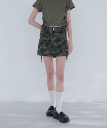 camouflage micro mini skirt