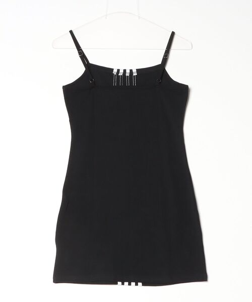 tinkerend(ティンカーエンド)の「Striped Camisole Dress / ストライプ柄キャミソールミニワンピース(ワンピース・レディース・ブラック・FREE)」の5枚目の写真