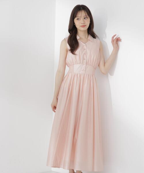 PROPORTION BODY DRESSING(プロポーションボディドレッシング)の「ウエストマークシャツワンピース / 1216240701(ワンピース・レディース・ピンク/ネイビー・SMALL/P/S/MEDIUM)」の5枚目の写真