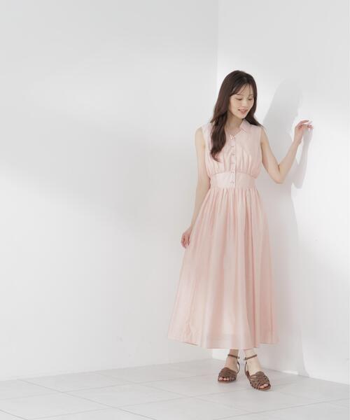 PROPORTION BODY DRESSING(プロポーションボディドレッシング)の「ウエストマークシャツワンピース / 1216240701(ワンピース・レディース・ピンク/ネイビー・SMALL/P/S/MEDIUM)」の6枚目の写真