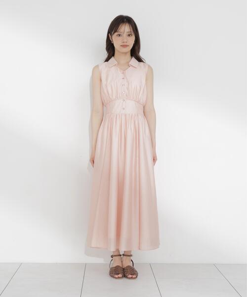 PROPORTION BODY DRESSING(プロポーションボディドレッシング)の「ウエストマークシャツワンピース / 1216240701(ワンピース・レディース・ピンク/ネイビー・SMALL/P/S/MEDIUM)」の7枚目の写真