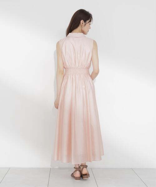 PROPORTION BODY DRESSING(プロポーションボディドレッシング)の「ウエストマークシャツワンピース / 1216240701(ワンピース・レディース・ピンク/ネイビー・SMALL/P/S/MEDIUM)」の9枚目の写真