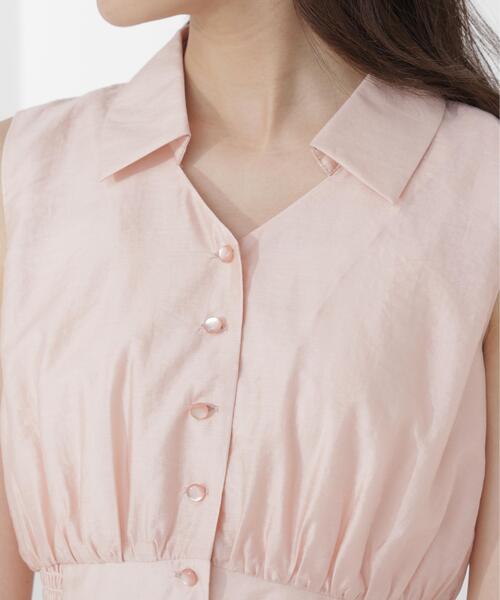 PROPORTION BODY DRESSING(プロポーションボディドレッシング)の「ウエストマークシャツワンピース / 1216240701(ワンピース・レディース・ピンク/ネイビー・SMALL/P/S/MEDIUM)」の10枚目の写真