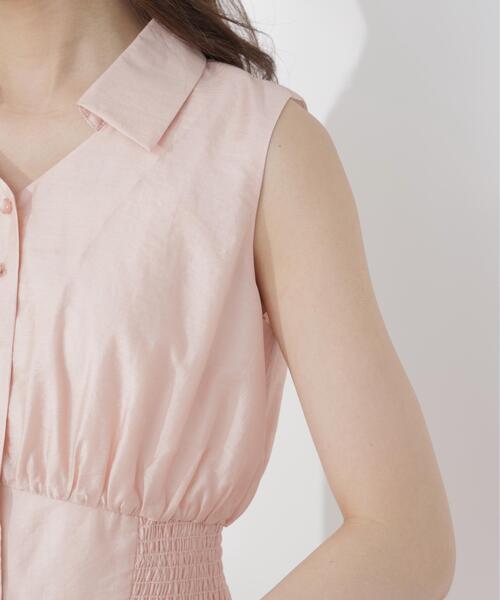 PROPORTION BODY DRESSING(プロポーションボディドレッシング)の「ウエストマークシャツワンピース / 1216240701(ワンピース・レディース・ピンク/ネイビー・SMALL/P/S/MEDIUM)」の11枚目の写真
