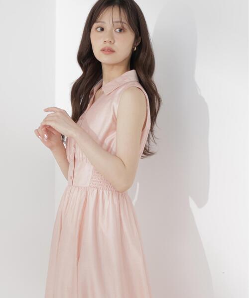 PROPORTION BODY DRESSING(プロポーションボディドレッシング)の「ウエストマークシャツワンピース / 1216240701(ワンピース・レディース・ピンク/ネイビー・SMALL/P/S/MEDIUM)」の15枚目の写真
