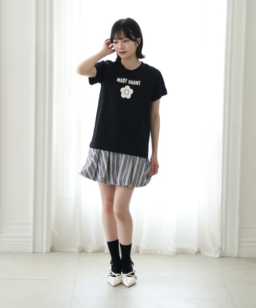 MARY QUANT(マリークワント)の「ワンポイントデイジー ソックス(ソックス/靴下・レディース・ピンク/ミント/ブラック/ライトブルー・FREE)」の10枚目の写真