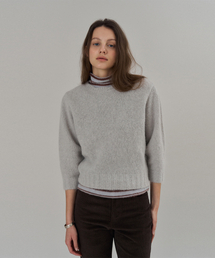 Jane Mohair Knit_Light gray