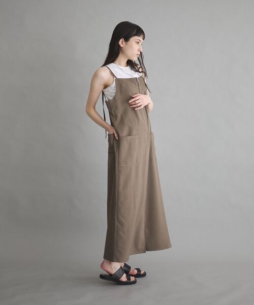 GARAGE OF GOOD CLOTHING（ガレージオブグッドクロージング）の「ZIP開きジャンパースカート（ジャンパースカート・レディース・カーキ・FREE）」の21枚目の写真