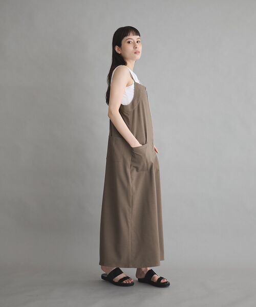 GARAGE OF GOOD CLOTHING（ガレージオブグッドクロージング）の「ZIP開きジャンパースカート（ジャンパースカート・レディース・カーキ・FREE）」の20枚目の写真