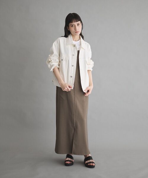 GARAGE OF GOOD CLOTHING（ガレージオブグッドクロージング）の「ZIP開きジャンパースカート（ジャンパースカート・レディース・カーキ・FREE）」の18枚目の写真