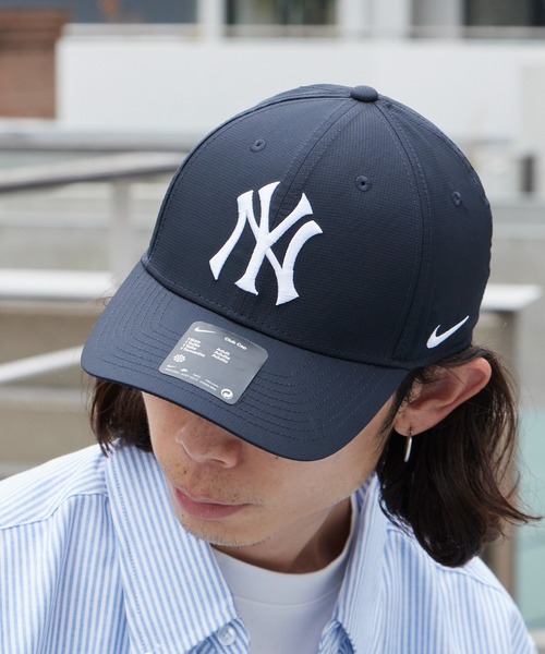 NIKE(ナイキ)の「NIKE/ナイキ CLUB STRUCTURED UV POLY RIPSTOP CAP クラブ ストラクチャード UV キャップ メンズ UVカット 軽量 通気性 アウトドア スポーツ ストリート 2026年 夏 夏服(キャップ・メンズ・ホワイト/ホワイト系1/ブラック/ブラック系1/ブラウン/ブルー・FREE)」の4枚目の写真