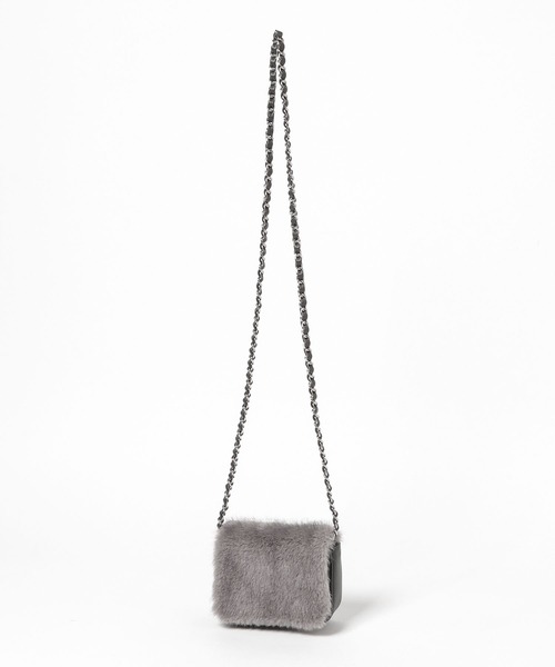 mysty woman（ミスティウーマン）の「【LE VERNIS】Wallet Bag 729259（ボディバッグ/ウエストポーチ・レディース・グレー・FREE）」の12枚目の写真