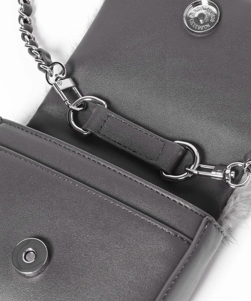 mysty woman（ミスティウーマン）の「【LE VERNIS】Wallet Bag 729259（ボディバッグ/ウエストポーチ・レディース・グレー・FREE）」の13枚目の写真