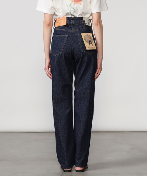 ANATOMICA(アナトミカ)の「ANATOMICA | 618 MARILYN ZERO WOMEN(デニムパンツ・レディース・ダークインディゴブルー・26/24/25/23)」の12枚目の写真