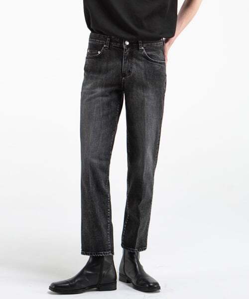 BRANDED（ブランデッド）の「1820 BLACK STANDARD4 JEANS [CROP STRAIGHT]（デニムパンツ・メンズ・その他・34/32/30/28）」の2枚目の写真