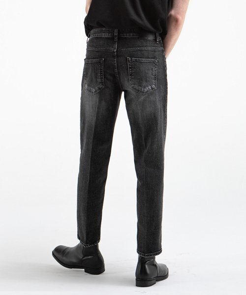 BRANDED（ブランデッド）の「1820 BLACK STANDARD4 JEANS [CROP STRAIGHT]（デニムパンツ・メンズ・その他・34/32/30/28）」の5枚目の写真